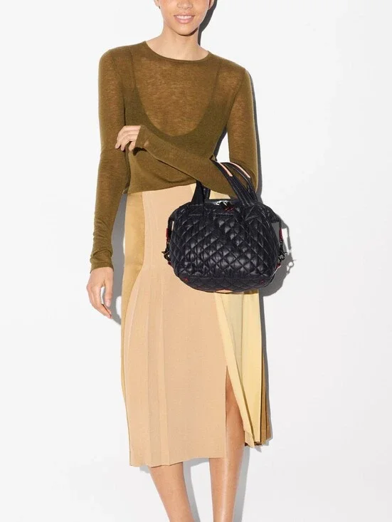 MZ Wallace Small Sutton Deluxe Tote Black