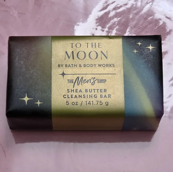 Bath & Body Works Men's To The Moon Shea Butter Cleansing Bar Soap NEW RARE