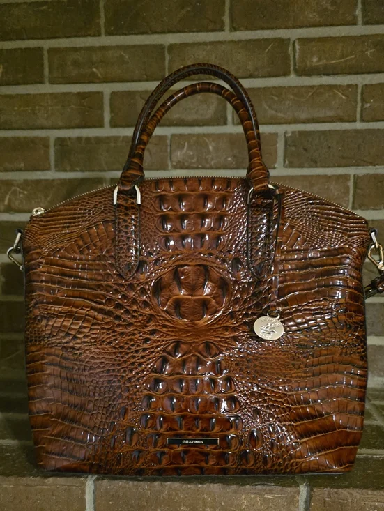 BRAHMIN Duxbury Satchel Large Brown