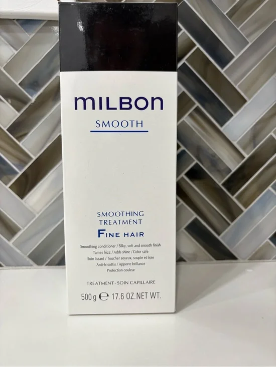 Milbon Smooth Smoothing Treatment for Fine Hair 17.6 oz w/pump