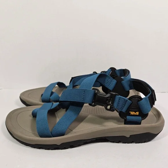 Mens 13 Teva Terra Fi 5 Universal Blue Grey Hiking Sport Sandals 1103272