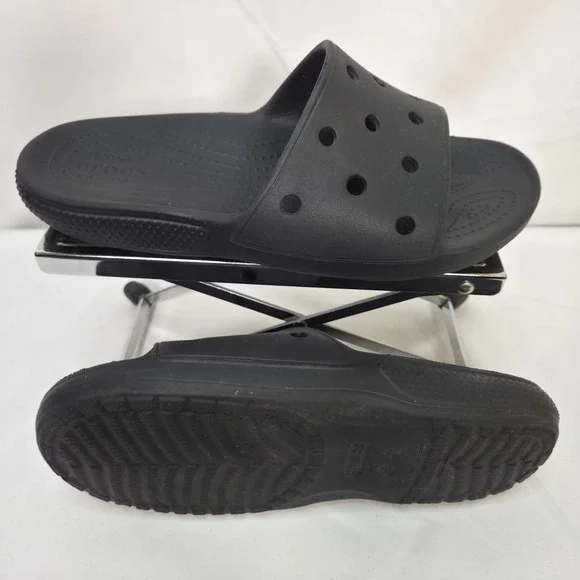 Crocs Original Classic Iconic Comfort Slides Sandals Unisex Adults Black M9 W11