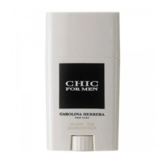 New Carolina Herrera Chic for Men - 75ml Deodorant Stick Alcohol Free - Sealed