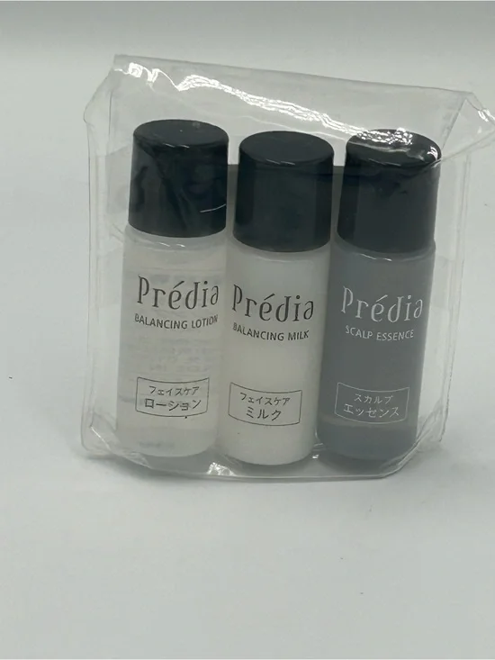 Men Grooming Trio – Black & White Travel Bottles