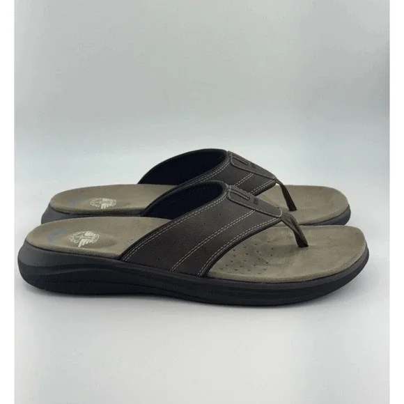 Dockers Mens Banks Casual Flip Flop Sandal Shoe Size 11