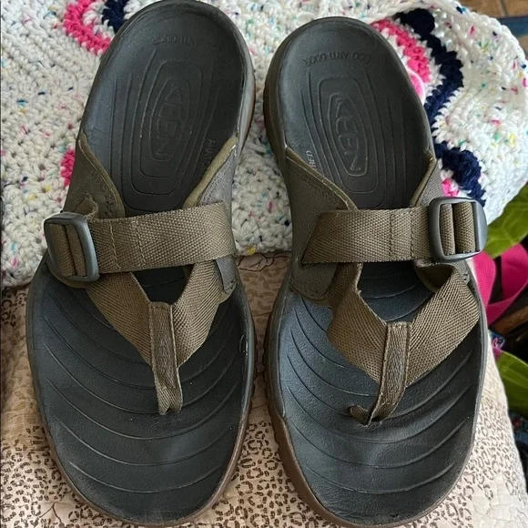Keen Olive and Brown Sandals