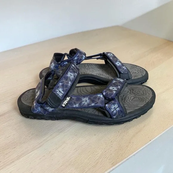 Teva Hurricane Hiking Sandals Men EU 9 EU 41 Blue Strappy Outdoor Shoes