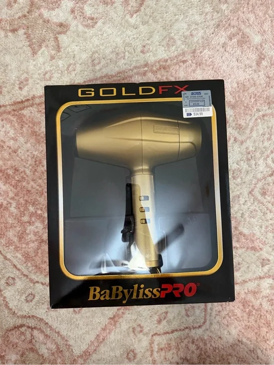 BaByliss GOLD FX Metallic Gold Hair Dryer