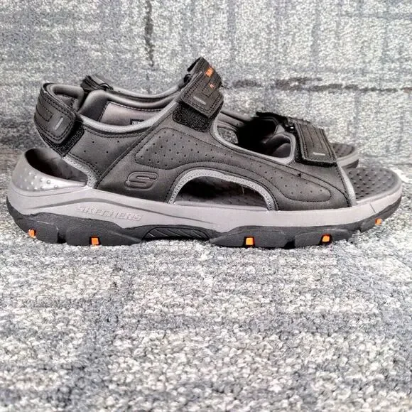 Skechers Tresmen Garo Outdoor Trail Hiking Sandals Shoes Comfort Gray Men Sz‎ 13
