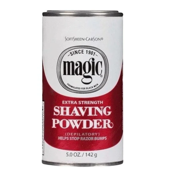 Magic Shaving Powder Extra Strength Shave Soft Sheen Carson 5oz DISCONTINUED