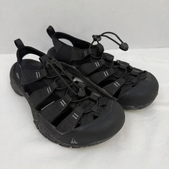 Keen Newport H2 Mens 8 Waterproof Hiking Sandals Black 1020285