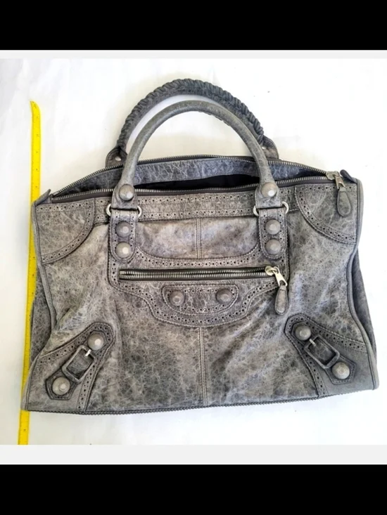 Gray Women's Satchel Handbag