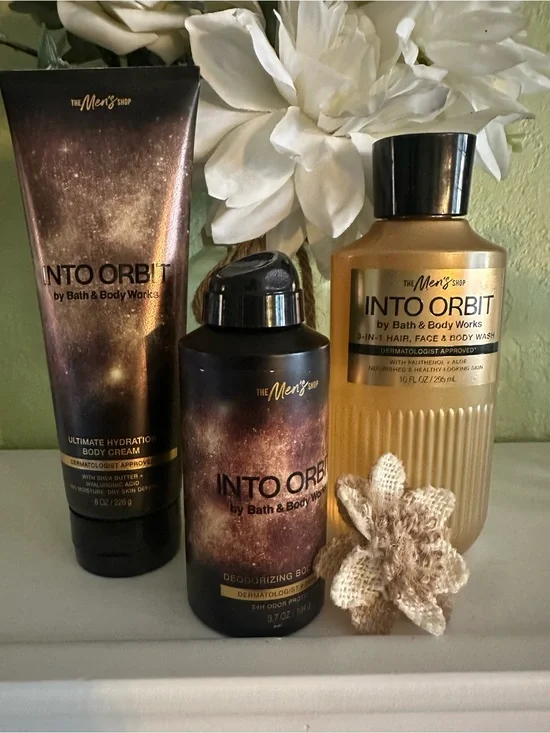 Bath & Body Works Into Orbit Men's Set - Gold, Bronze, Black