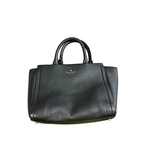 Kate Spade Wickham Place Small Rorie Bag Top Handle Black Leather