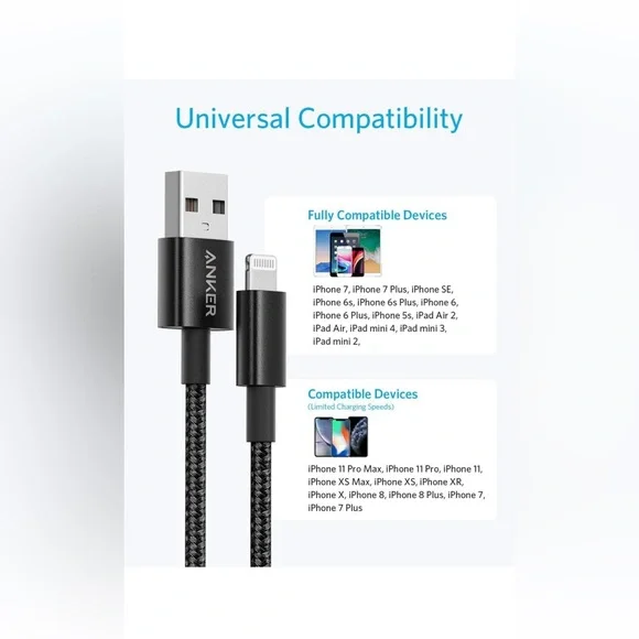 Anker iPhone Lightning Cable 2pack
