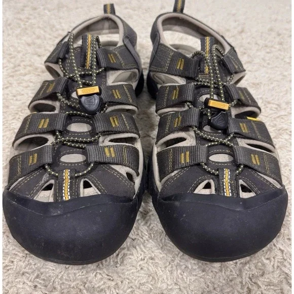Keen Newport H2 Waterproof Hiking Performance Sport Sandals Gray Tan Men's 10.5