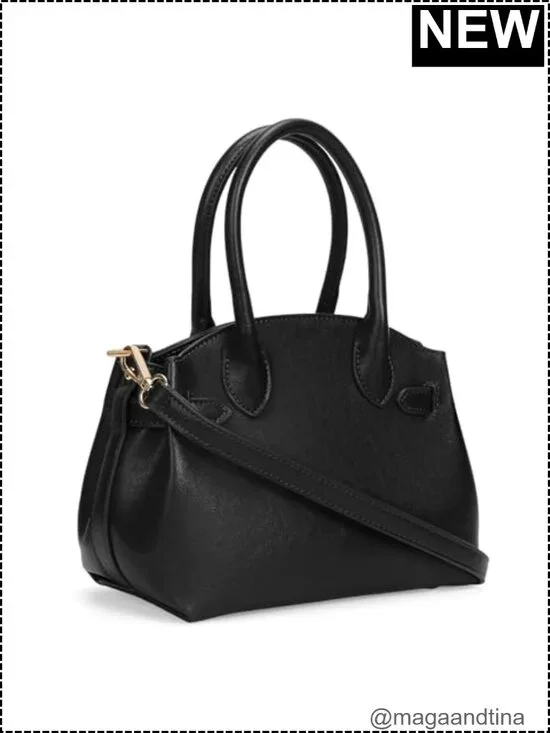Vintage Faux Leather Crossbody Bag Top Handle Satchel Purse Women