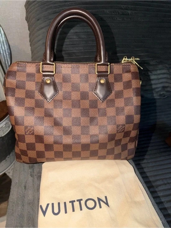 LOUIS VUITTON DAMIER EBÈNE SPEEDY BANDOULIÈRE 25 bag