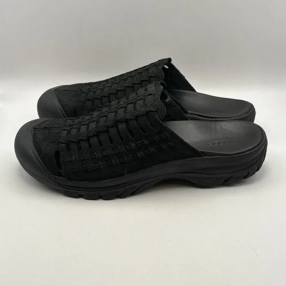 KEEN San Juan Sandal II Men's Size 10.5 Black Suede Slip On