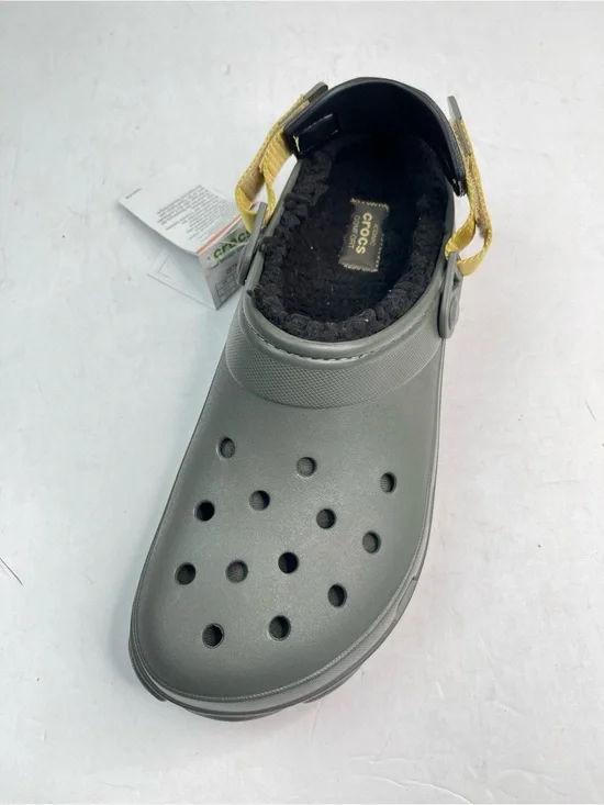 Crocs Classic All Terrain Lined Green Clogs 207936 Mens US 11 NWT