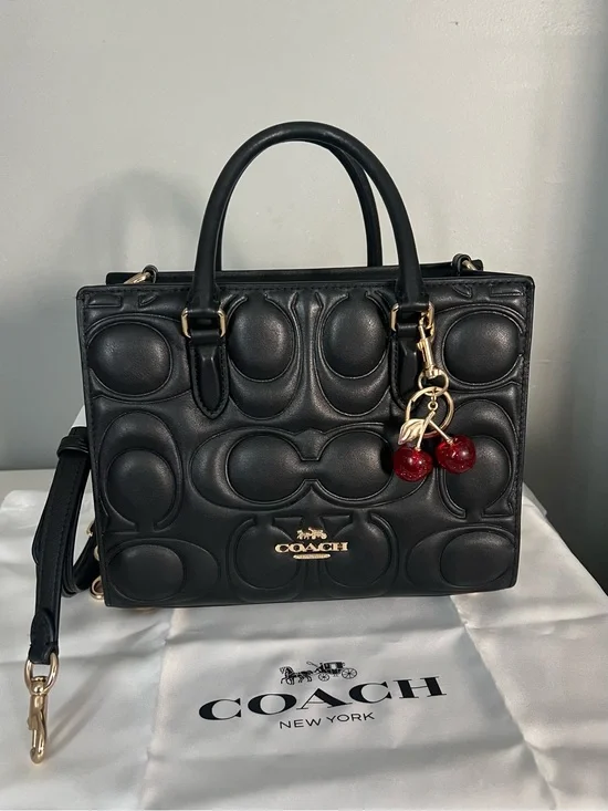 Coach Small Maggie Bag In Signature Leather