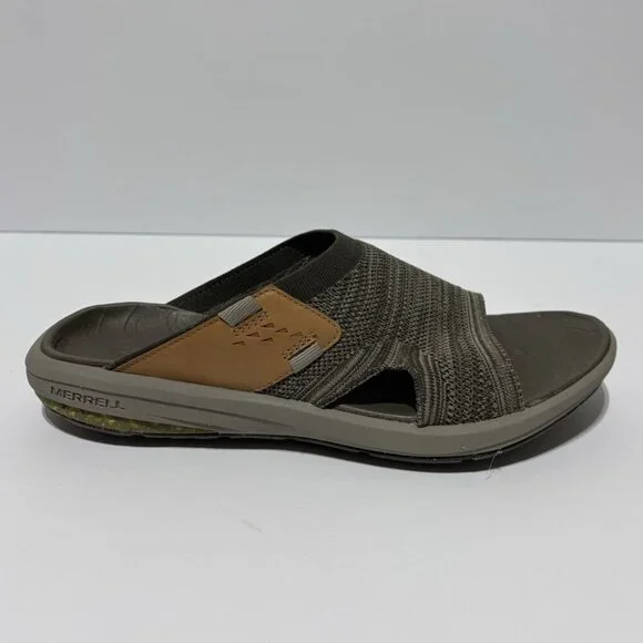 Merrell Men’s Gridway Slide Sandals Gray, Size 8 M