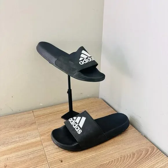 Adidas Adilette Shower Slides Black Men’s Size 6