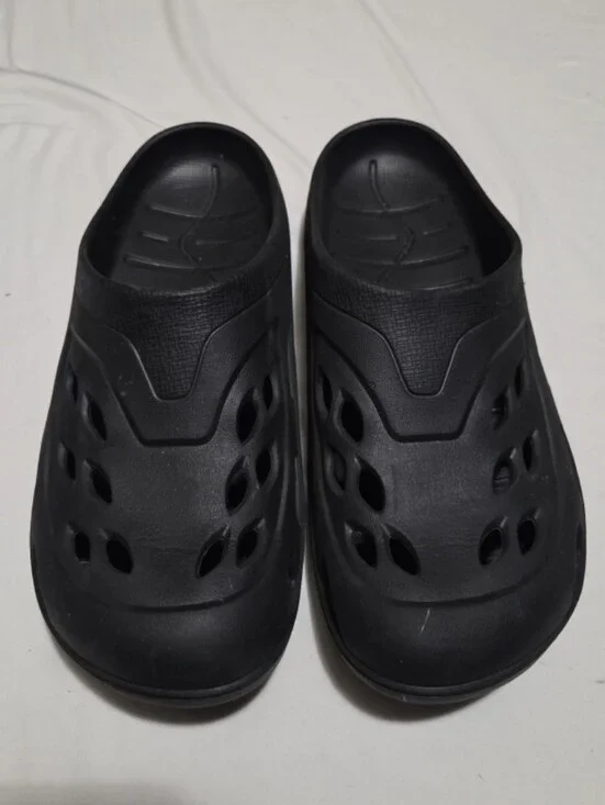 Chic men's size 13 black water proof sip on shoes #19