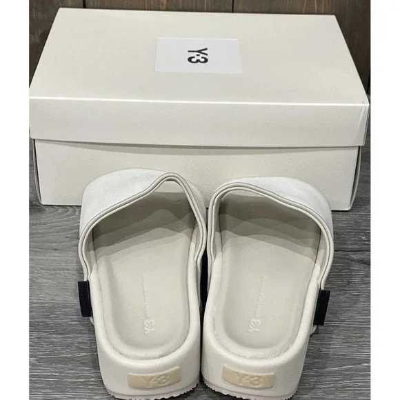 Y-3 Orbit Grey Clear Brown Beige White GW8630 Slide Sandal Mule Slipper Men's‎ 8