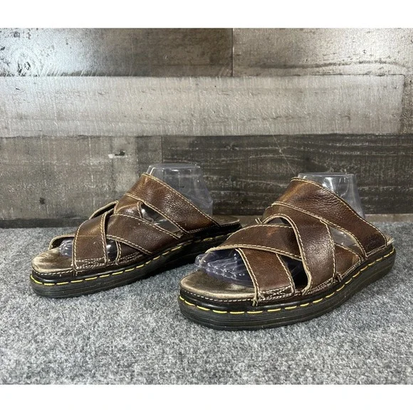 Vintage Dr. Martens England Leather Fisherman Chunky Sandals Y2K 90's Mens 11