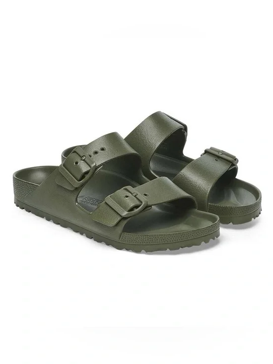 Birkenstock Arizona EVA Waterproof Sandals Olive Green Dual Strap Slides