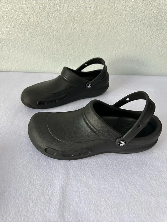 Crocs Bistro Work Clogs Mens Size 13 Black Slip Resistant Chef Nursing Shoes M13