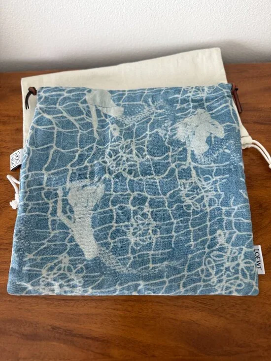 NWT Loewe Ibiza Mermaid Drawsting Pouch