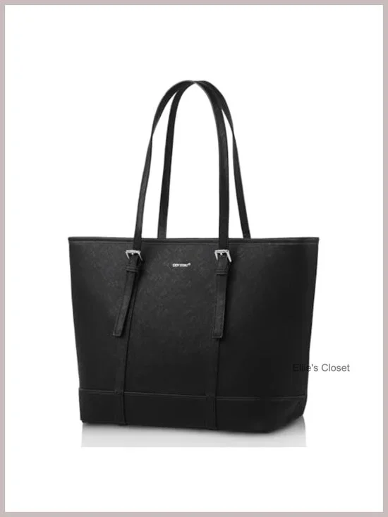 TANTOMI Vegan Leather Large Tote Bag with Compartments Top Handle Shoulder