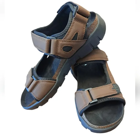 Sonoma Daltonn Sandals Mens 8 Brown Adjustable Straps‎ Breathable