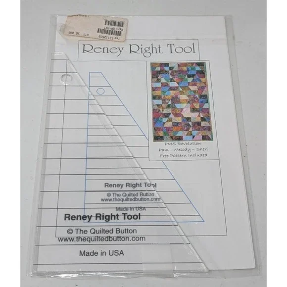 Reney Right Tool by the Quilted Button &‎ PMS Revolution Pattern