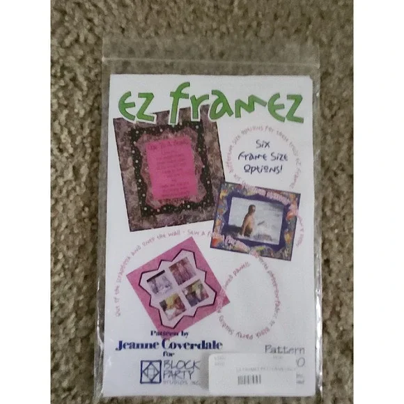 EZ Framez Quilt/Sewing Pattern #53300-6 Options-Jeanne‎ Coverdale