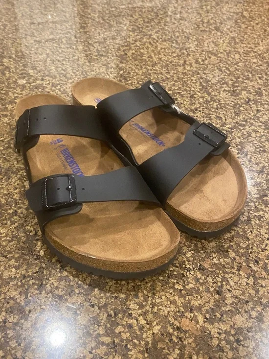 Birkenstock Arizona Men’s EU48/US15 Regular Fit/Sftbd Black Birko