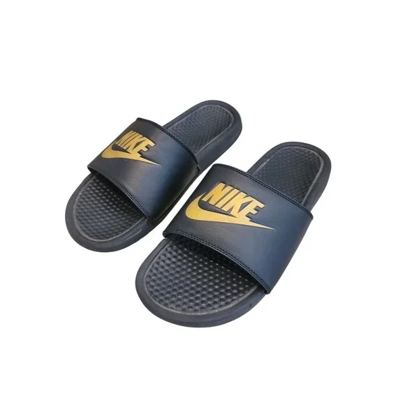 NIKE Benassi JDI Slides Sandals Black Rose Off Court Shoes Slip On Men's Size 11