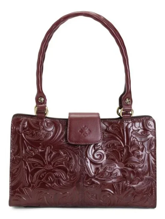 PATRICIA NASH Leather Rienzo Double Handle Satchel