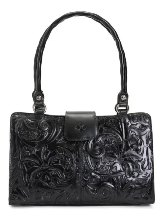 PATRICIA NASH Leather Rienzo Double Handle Satchel