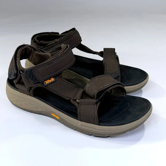 Teva Strata Universal Sandals Mens 10 Turkish Brown Hiking Trail Outdoor Active