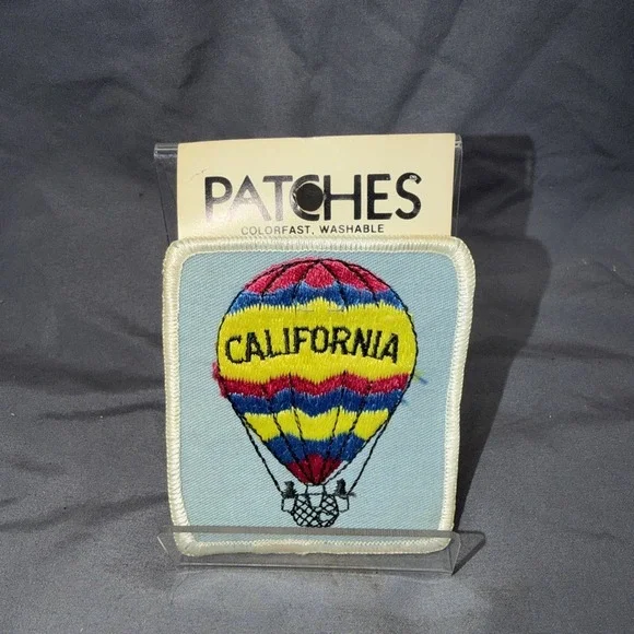 California Hot Air Balloon Sew On Patch‎