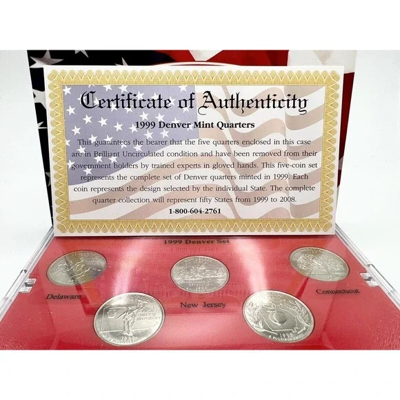 1999 Denver Mint Edition State Quarter Collection‎