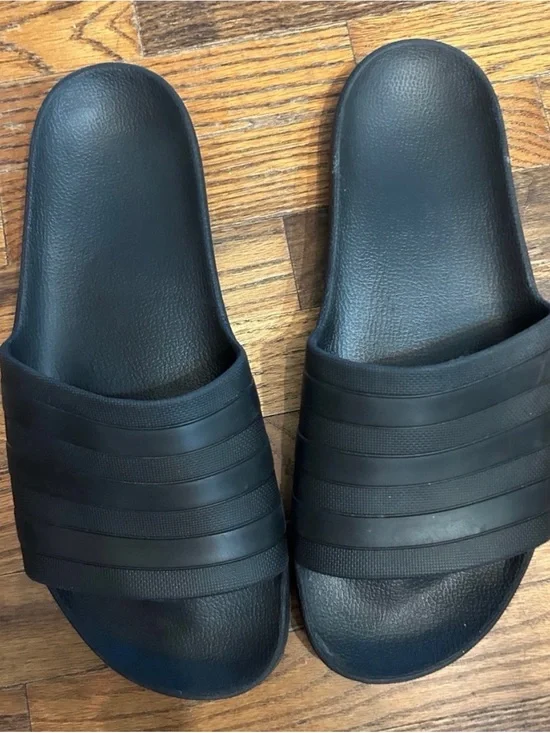 adidas Black Men's Slide Sandals