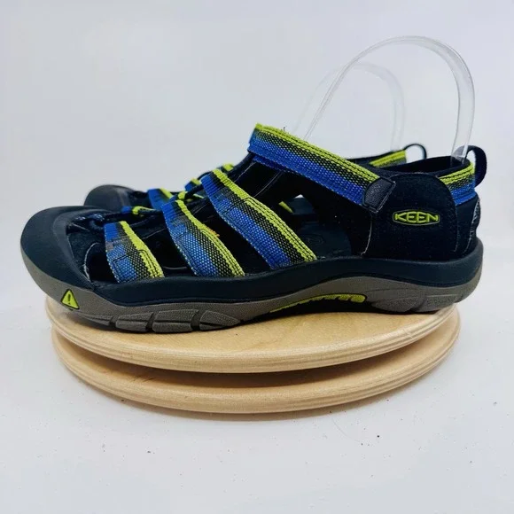 KEEN Newport H2 Shoes Men's 7 Black Blue Green Outdoor Hiking Sport Sandals
