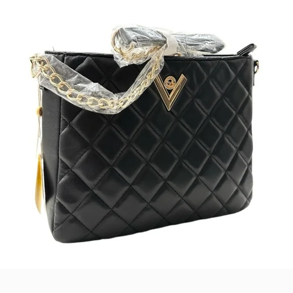 Valentino‎ Orlandi. Cross-body Quilted Bag. Vegan Leather. MSRP $278. NWT