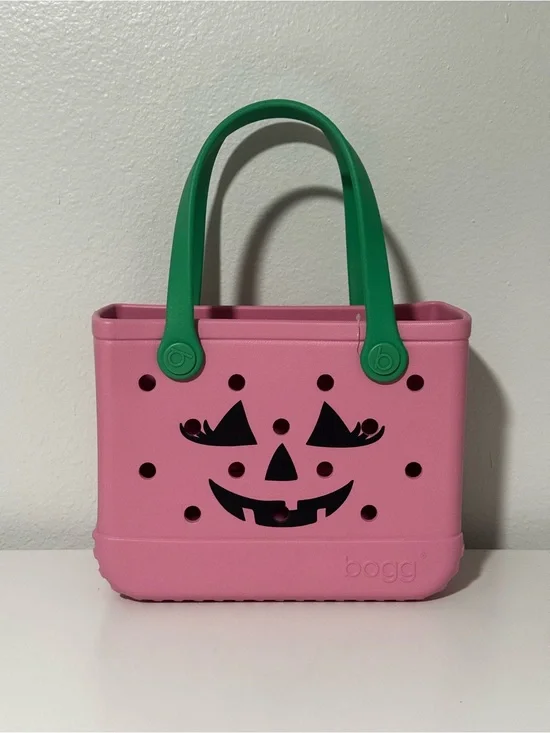 Bogg Bag Original Halloween Pink Pumpkin Bag