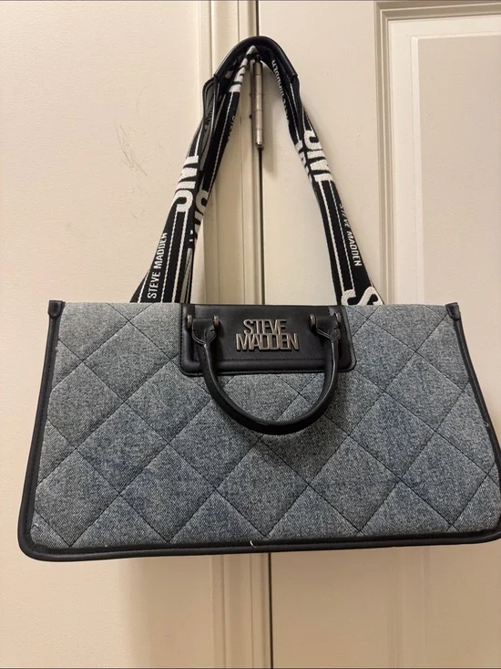 Steve Madden Quilted Denim Bag