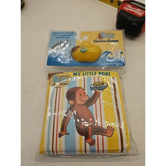 Curious Baby: My‎ Little Bath Book & Toy Boat New